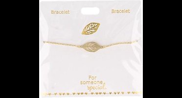 Depesche armband goud plated kindersieraad verstelbaar staal.