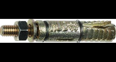 Keilbout - M12x80x20 - Verzinkt (25 stuks)