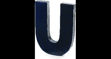 vtwonen Letter U - Blauw - Zink
