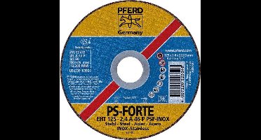 Pferd Psf Steelox 61726121 Doorslijpschijf Recht 180 Mm 22.23 Mm 25 Stuks