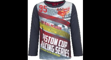 Disney Cars shirt met lange mouw - donkergroen - maat 122/128 (8 jaar)