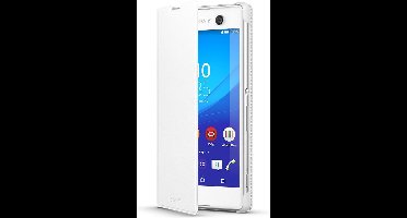 Sony Xperia M5 Smart Style Cover - SCR48 - Wit