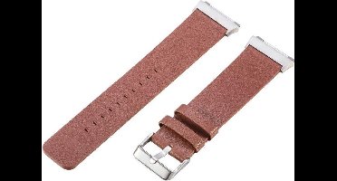 Just in Case Lederen armband voor Fitbit Ionic - bruin