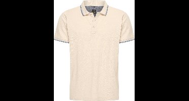 Mario Russo Polo shirt Edward - Polo Shirt Heren - Poloshirts heren - Katoen - Licht Beige