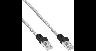 InLine® Patchkabel, S-FTP, Cat. 5e, transparant, 0.25m