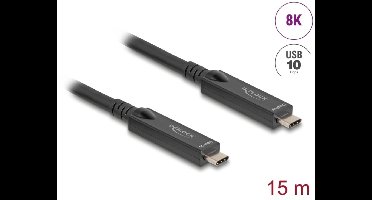 Delock Active Optical USB-C™ 8K Video + Data + PD Cable 15 m