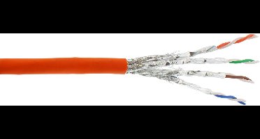 InLine® Installatiekabel Cat.7a, S/FTP (PiMF) 4x2x0,58 AWG23, 1200MHz, B2ca, 10m