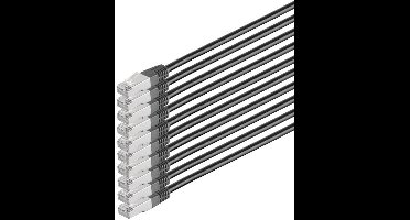 Patchkabel cat 6 S/FTP PIMF HF VE10 schwarz 1m