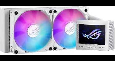 ASUS ROG RYUJIN III 240 ARGB White Edition - afmeting radiator 240mm - voor Intel LGA 1700, 115x - AMD AM5, AM4 - 2 x 120 mm RGB fans - RGB