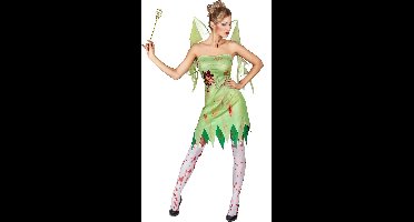 Vegaoo - Bloederige groene fee kostuum voor vrouwen