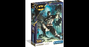 Clementoni - Puzzel - 500 Stukjes - Batman Compact Box - Puzzel Voor Kinderen en Volwassenen