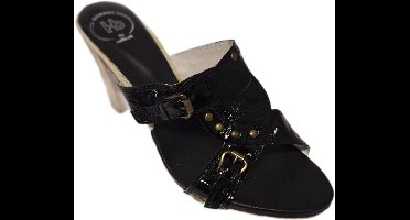 HORNET by Botticelli- LUXE MUILTJE -HOUTLOOK HAKJE- STUDS OP LEER- SIZE 40