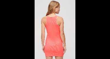 Superdry - Rib Racer jurk met borduursels - Dames - Jurken