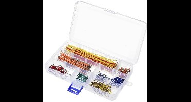 TRU COMPONENTS Jumperkabelset (l x b x h) 172 x 100 x 22 mm 350 stuk(s)