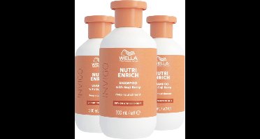 Wella Invigo Nutri Enrich Shampoo Droog Haar 300ml - 3 Stuks - Voordeelverpakking