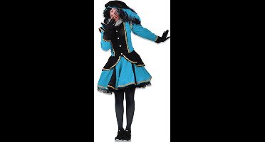 Turquoise​​​​​​​ Pieten jurk.