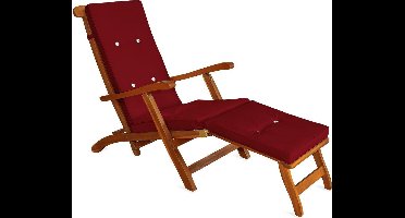 Detex Ligstoelkussen Rood 173x43x6cm