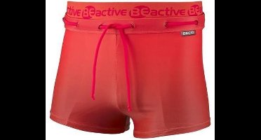 BECO Zwemboxer Beactive - Heren - Polyamide/elastaan - Rood - Maat Xs