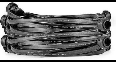 Ledmaxx Prikkabel 10 meter met 20x fitting IP65 | 20x E27 | Max 1500 watt