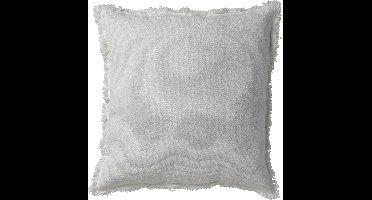 Dutch Decor BURTO - kussenhoes 60x60 cm - gewassen katoen - Snow White - wit - met rits - zonder binnenkussen