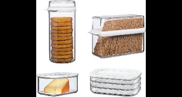 Mepal Voordeelset Knackebrood, Beschuit, Kaas& vleeswaren 4g