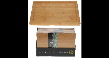 Snijplank ca 37X25X2cm bamboo