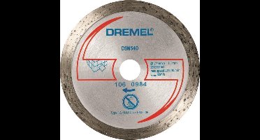Dremel 2615S600JB Doorslijpschijf gebogen 77 mm 1 stuk(s) Hardhout, Zacht hout, Multiplex, Laminaat, Vezel, Kunststof,