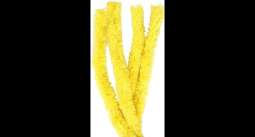 Creotime Chenille Draad 4 Stuks 40 Cm 30 Mm Geel