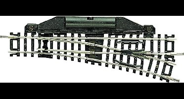 N Fleischmann rails (zonder ballastbed) 22267 Wissel, Rechts 112.6 mm 15 ° 362.6 mm 1 stuk(s)