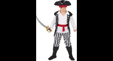 Vegaoo - Skelet boekanier kostuum voor jongens