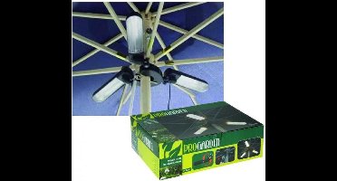 Parasolverlichting 3 x 8 watt - 12 Volt - 3 Lampen -