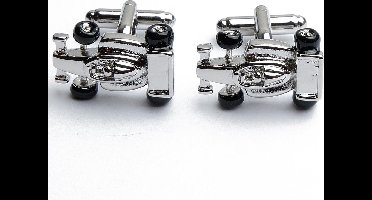 Manchetknopen - Formule 1 Racewagen Zilver