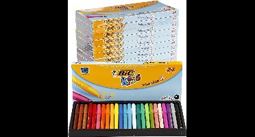 Visa Color Kleurstiften – Viltstiften Dikke Punt, Diverse Kleuren – 12x24 Stuks – Lijndikte 3mm – Premium Kwaliteit – Veilige Stiften voor Creatieve Projecten