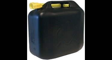 TCP Jerrycan 20L zwart met schenktuit