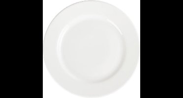 Olympia Whiteware borden met brede rand | 31 Ø cm | 6 Stuks