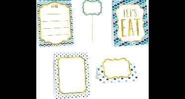 Amscan Tafeldecoratie Buffet Blauw 12-delig