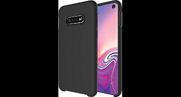 Beline Siliconen hoesje voor Samsung S10 Plus zwart/zwart