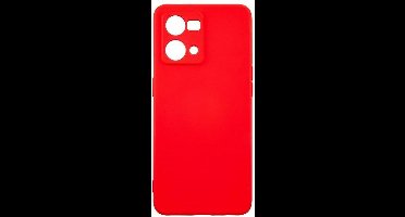 Beline Siliconen Hoesje Oppo Reno 7 4G rood/rood