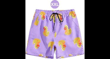 Bovista Zwembroek Heren - Zwem Broek Mannen - Badkleding - Zwemmen - Jongens - Swimming Shorts - Zomerbroek - Violet - Maat XXL