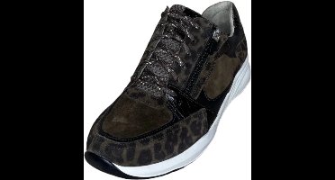 Durea Sneaker H olijf zwart (Maat - 4,5, Kleur - Groen)