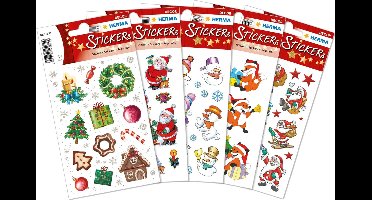 Set kerststickers