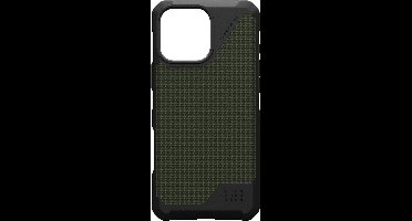 Urban Armor Gear Metropolis LT Hoesje Geschikt voor Apple iPhone 16 Pro Max | Compatibel met MagSafe | Back Cover | Kevlar Olive