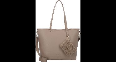 SEIDENFELT MANUFAKTUR Utensil zak Lemvig Shopper Iced Coffee / Gold Taupe