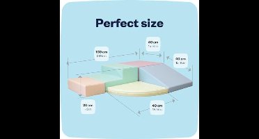 5 XL Schuim Module Speeltuin Speelblokken Soft Play Foam Blokken