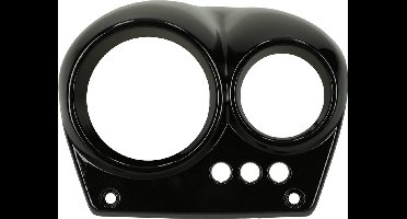 Tellerhuis stuurkap MKX voor MBK Nitro, Yamaha Aerox zwart