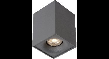 Lucide BENTOO-LED - Plafondspot (Plafondlamp) - LED Dimbaar - GU10 - 1x5W 3000K - Grijs