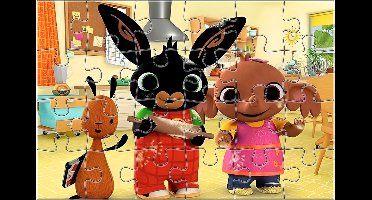 Ravensburger, 24 Puzzel Bing en Flop Thema van Giant Floor Collèction, Veelkleurig