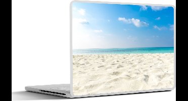 Laptop sticker - 11.6 inch - Strand - Licht - Zon - 30x21cm - Laptopstickers - Laptop skin - Cover