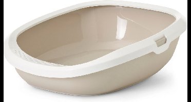 Savic Gizmo Kattenbak -  Mokka/Wit - 52 x 39.5 x 15 cm