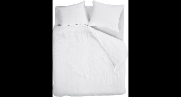 At Home by Beddinghouse Optimism dekbedovertrek - Eenpersoons - 140x200/220 cm - Wit